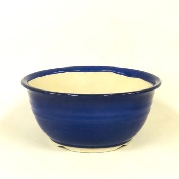 Runde Bonsaischale WS4a/17cm blau